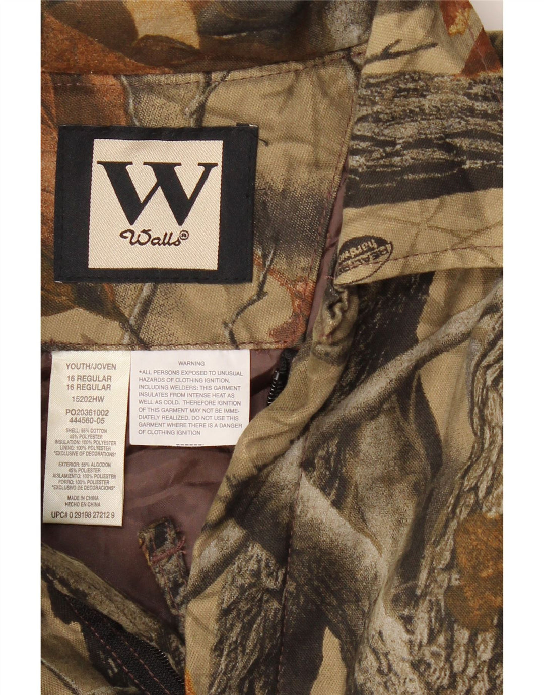 Μακρυμάνικη ολόσωμη φόρμα για αγόρια VINTAGE 15-16 ετών Χακί φλοράλ βαμβακερό