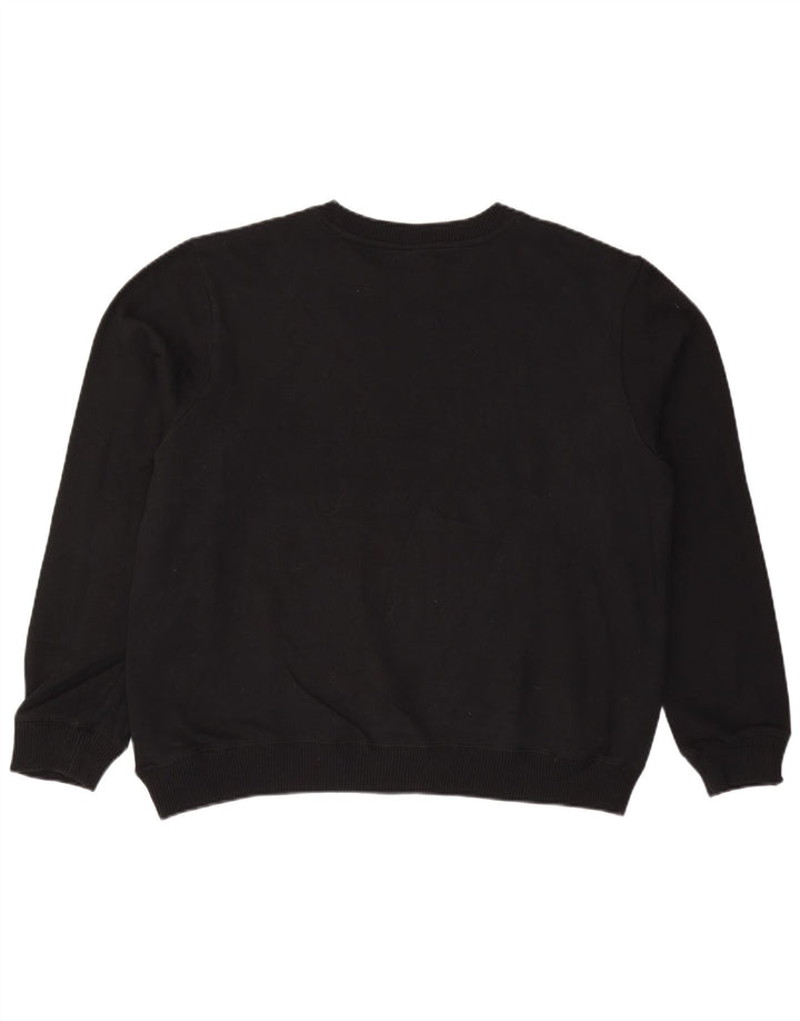 STARTER Γυναικείο φούτερ μεγάλου μεγέθους Jumper UK 18 XL Μαύρο βαμβακερό