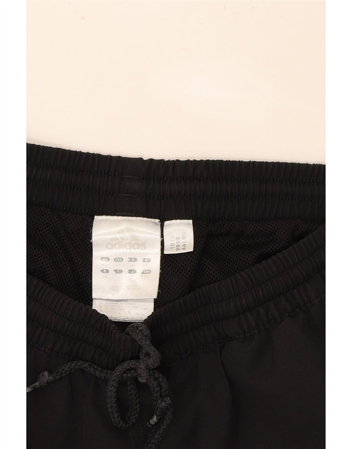 ADIDAS Mens Tracksuit Trousers Small W28 L30 Black Colourblock Polyester Vintage Adidas and Second-Hand Adidas from Messina Hembry 