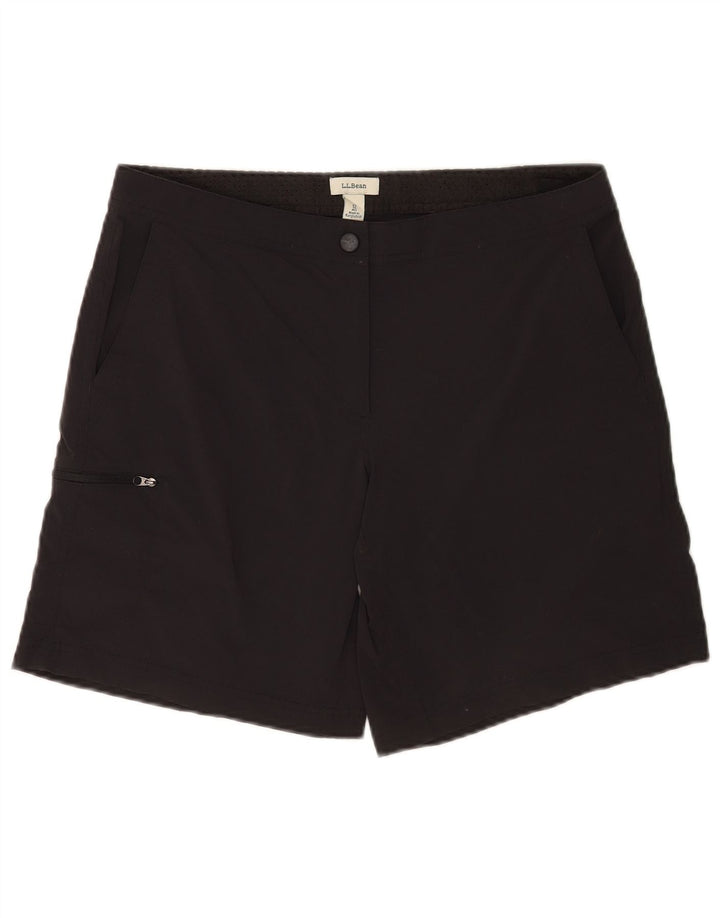 Γυναικείο σορτς Cargo L.L.Bean US 12 Large W34 Μαύρο νάιλον