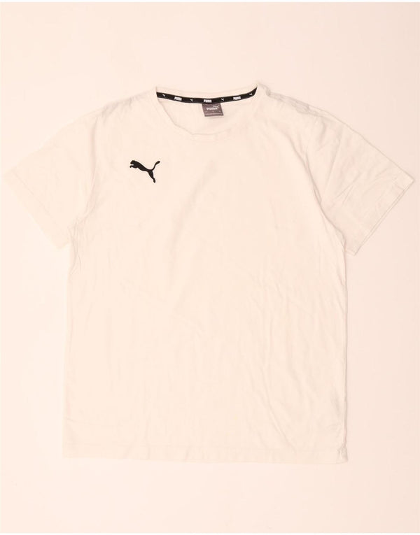 Ανδρικό T-Shirt Puma Top μεγάλο λευκό βαμβακερό
