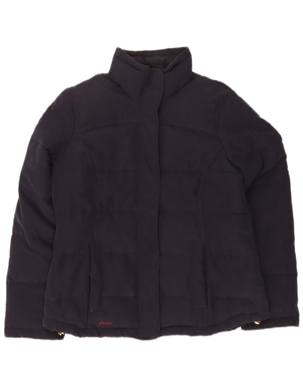 JOULES Γυναικείο μπουφάν UK 14 Large Navy Blue Polyester