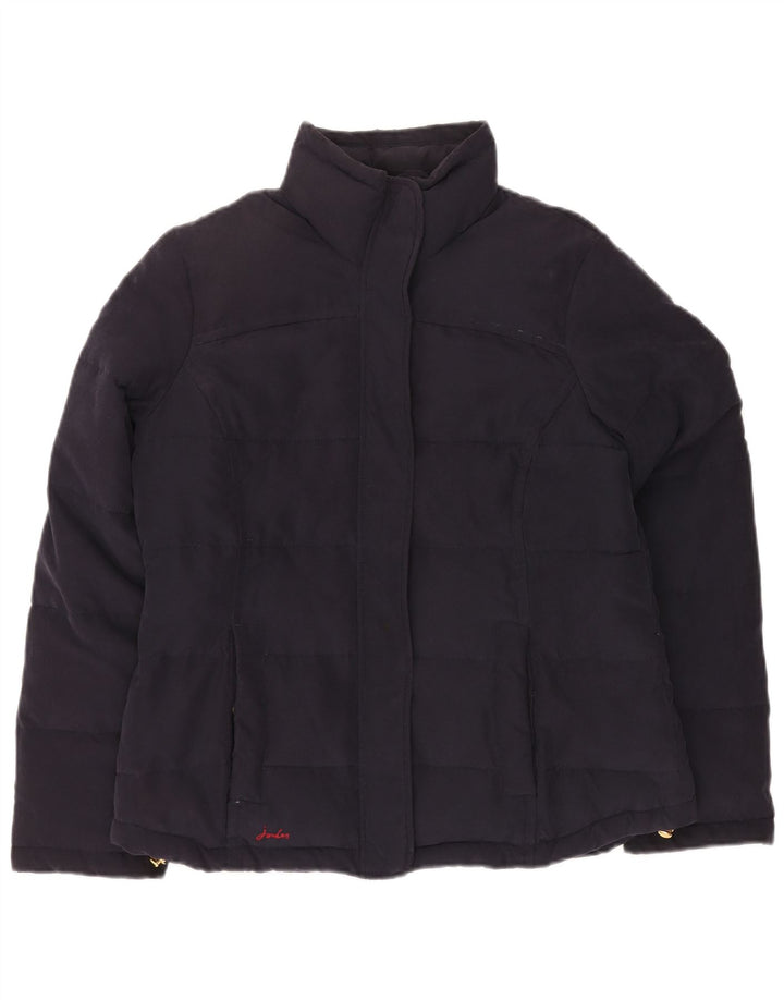 JOULES Γυναικείο μπουφάν UK 14 Large Navy Blue Polyester