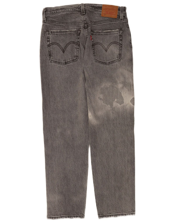 Levi's Womens 501 Straight Jeans W27 L26 Γκρι βαμβακερό