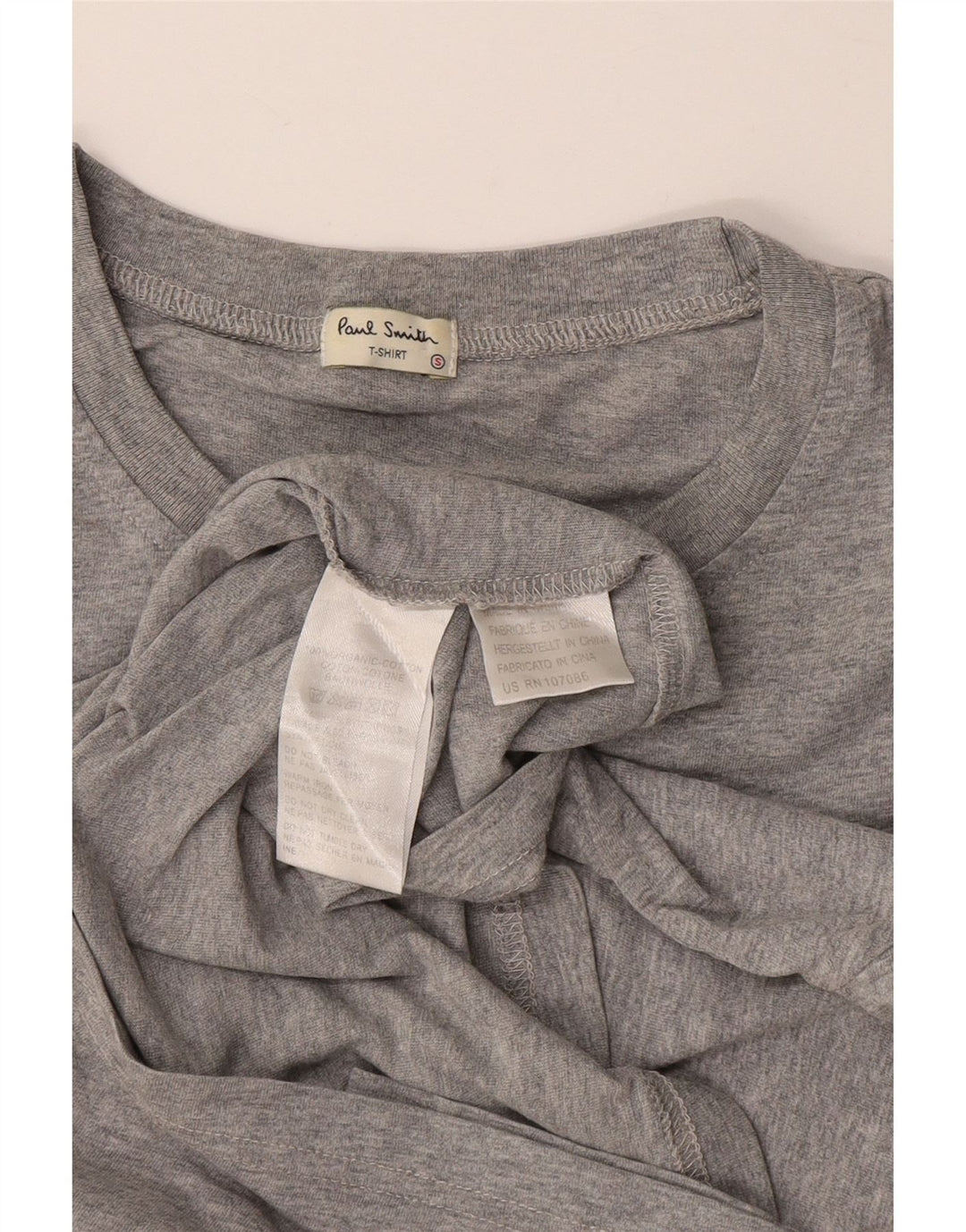 PAUL SMITH Ανδρικό γραφικό μπλουζάκι μπλουζάκι από βαμβακερό μικρό γκρι ζωάκι