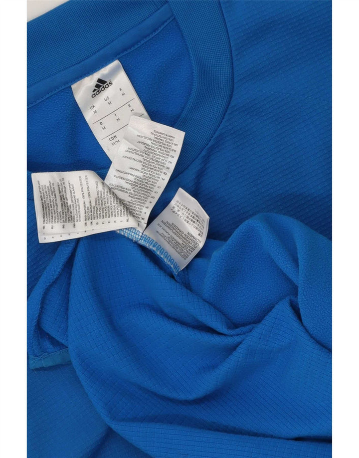 Adidas Ανδρικό Climawarm Top Μακρύ μανίκι Μεσαίο Μπλε Πολυεστέρας