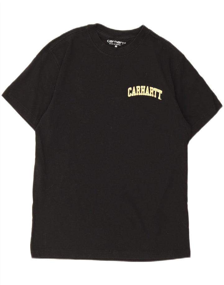 Ανδρικό γραφικό T-Shirt Carhartt Top Μεσαίο μαύρο βαμβακερό
