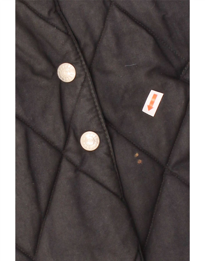 BELFE & BELFE Womens Oversized Quilted Jacket IT 44 Medium Black Vintage Belfe & Belfe and Second-Hand Belfe & Belfe from Messina Hembry 