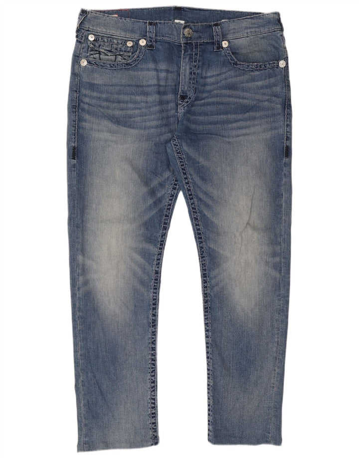 True Religion Ανδρικό Slim Jeans W40 L31 Μπλε βαμβακερό