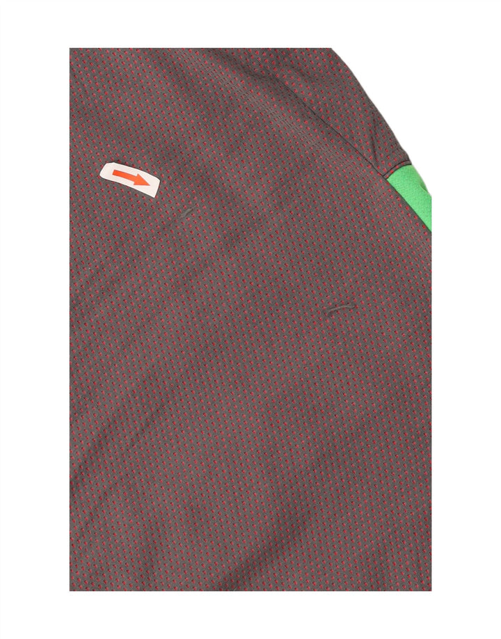 Ανδρικό γραφικό γιλέκο Adidas Top Large Grey Colourblock Πολυεστέρας
