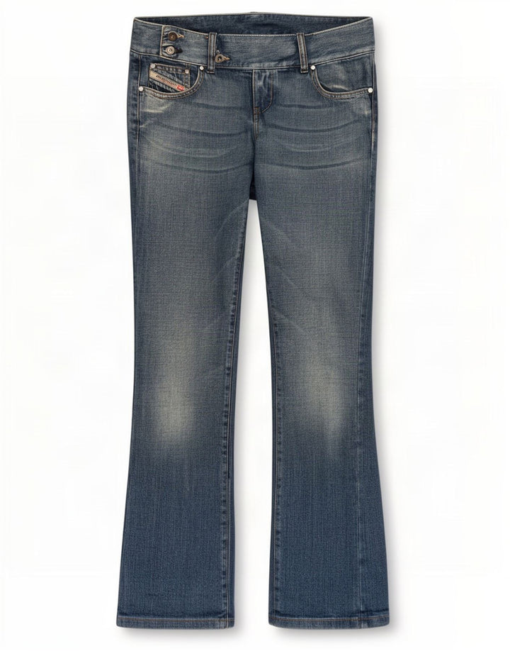 Diesel Γυναικείο Bootcut Jeans W29 L33 Μπλε βαμβακερό