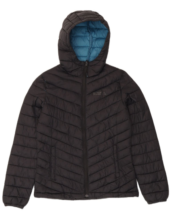 Mountain Warehouse Γυναικείο μπουφάν με κουκούλα UK 8 Small Black Nylon
