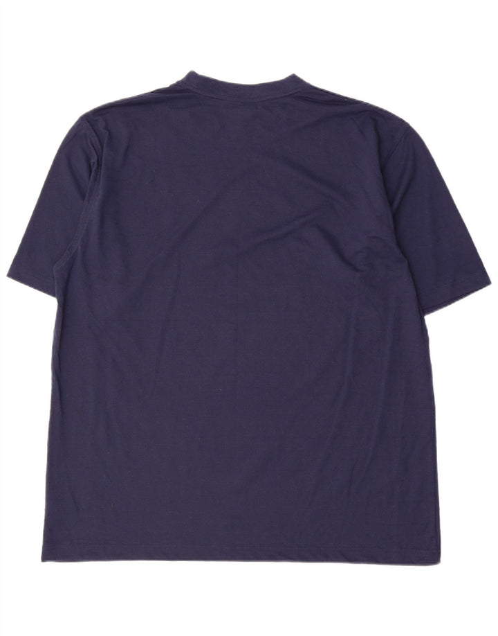 Ανδρικό T-Shirt UMBRO Top 2XL Navy Blue Cotton