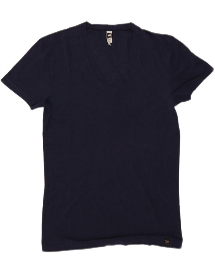Ανδρικό T-Shirt G-STAR Top από μεσαίο μπλε ναυτικό βαμβακερό