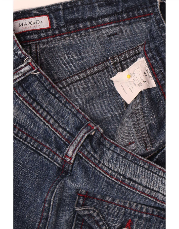 Max & Co. Γυναικεία τζιν με φλάντζα IT 42 Medium W30 L32 Blue Cotton
