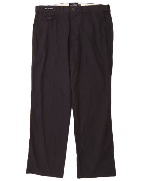 MARKS & SPENCER Ανδρικό Παντελόνι Chino Μπλε Harbour W34 L29 Navy Blue