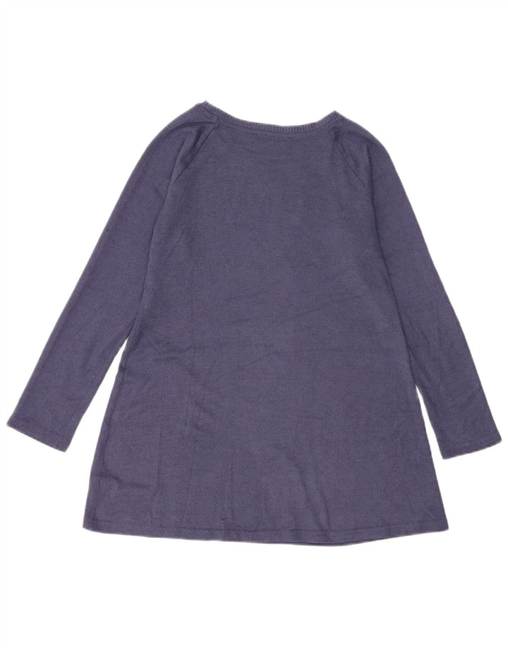 Marks & Spencer Γυναικείο μακρυμάνικο τοπ UK 10 Small Navy Blue