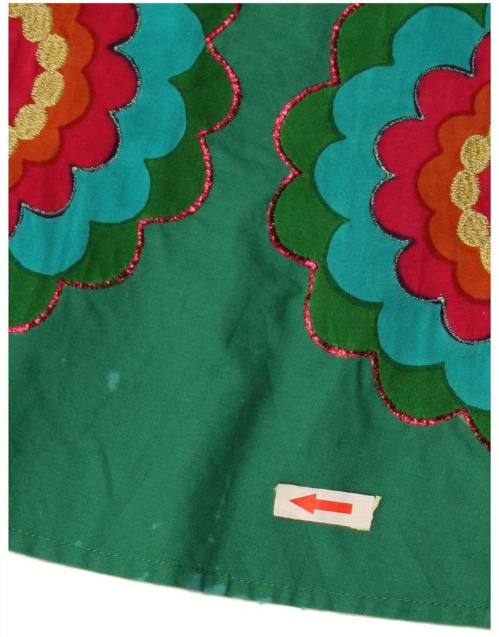 DESIGUAL Γυναικεία φούστα σε γραμμή Α EU 38 Medium W28 Green Floral