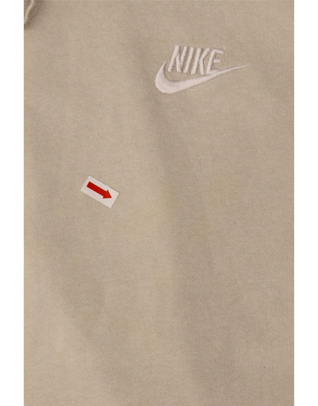 Ανδρικά κουκούλα Nike, μικρό μπεζ βαμβακερό
