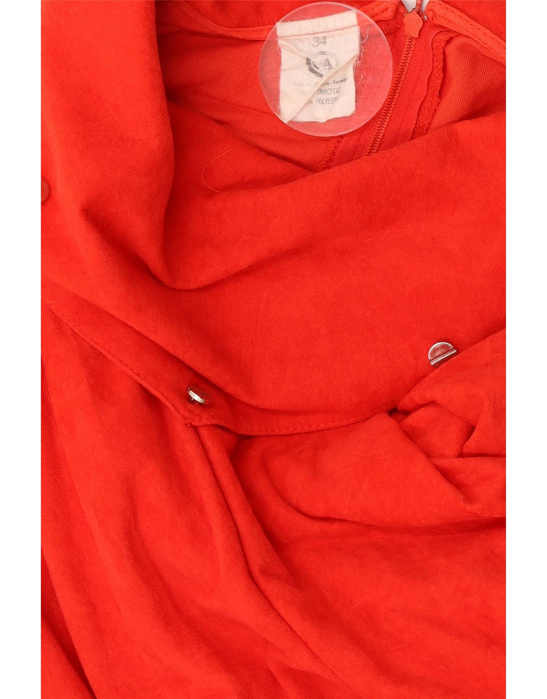 Γυναικείο φόρεμα C & A A-Line EU 34 XS Red Acetate