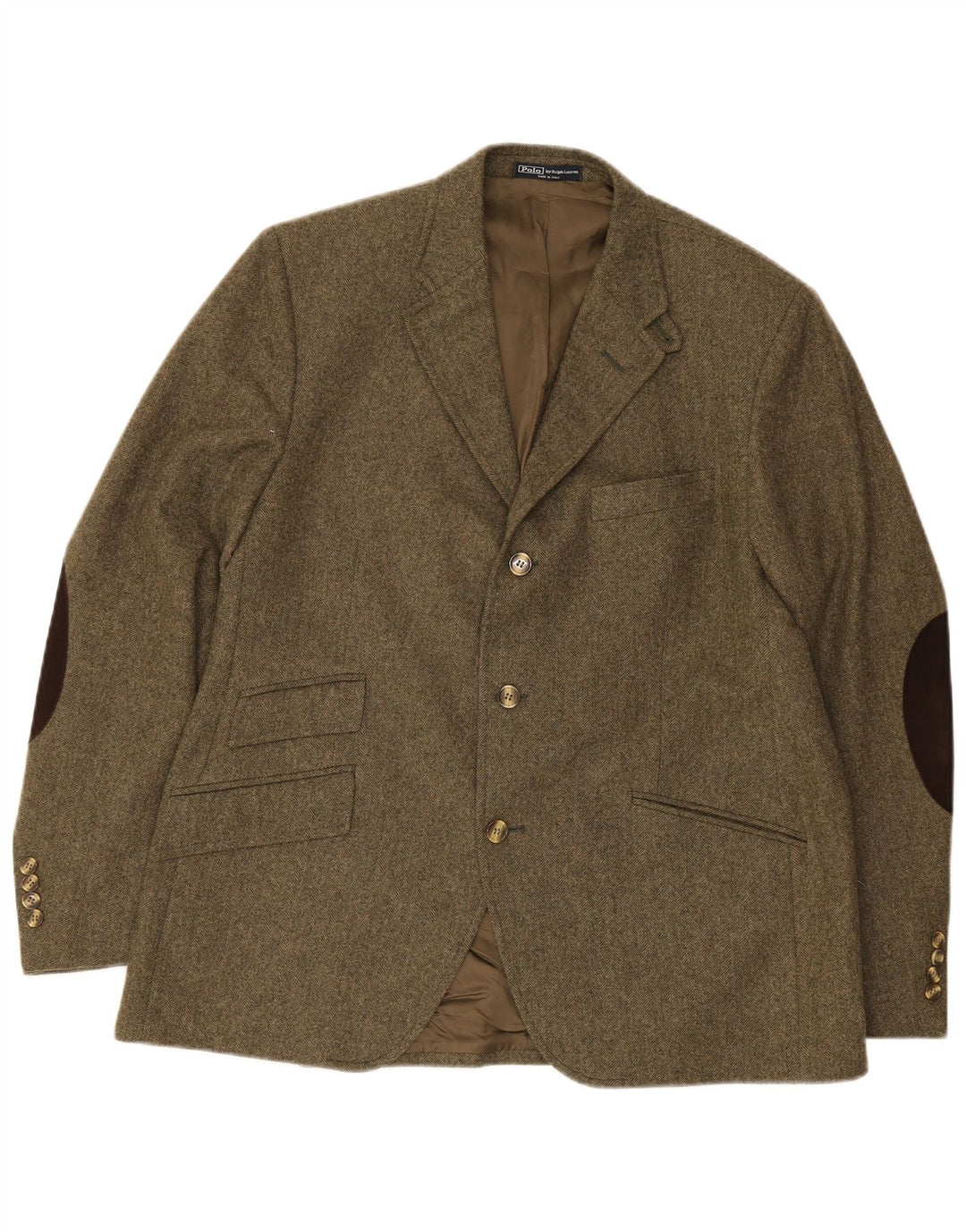 Polo Ralph Lauren Ανδρικό μπουφάν μπλέιζερ με 3 κουμπιά EU 56 2XL Πράσινο ψαροκόκαλο