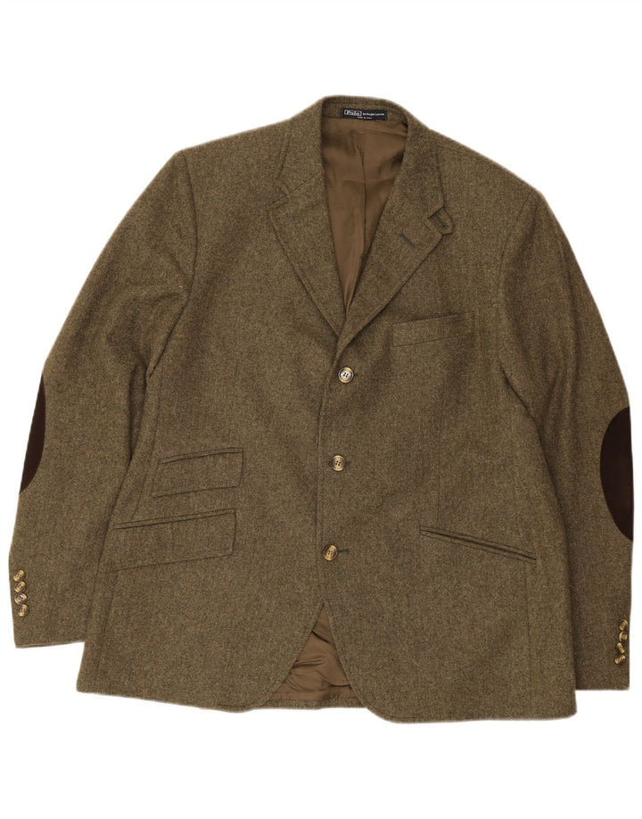 Polo Ralph Lauren Ανδρικό μπουφάν μπλέιζερ με 3 κουμπιά EU 56 2XL Πράσινο ψαροκόκαλο