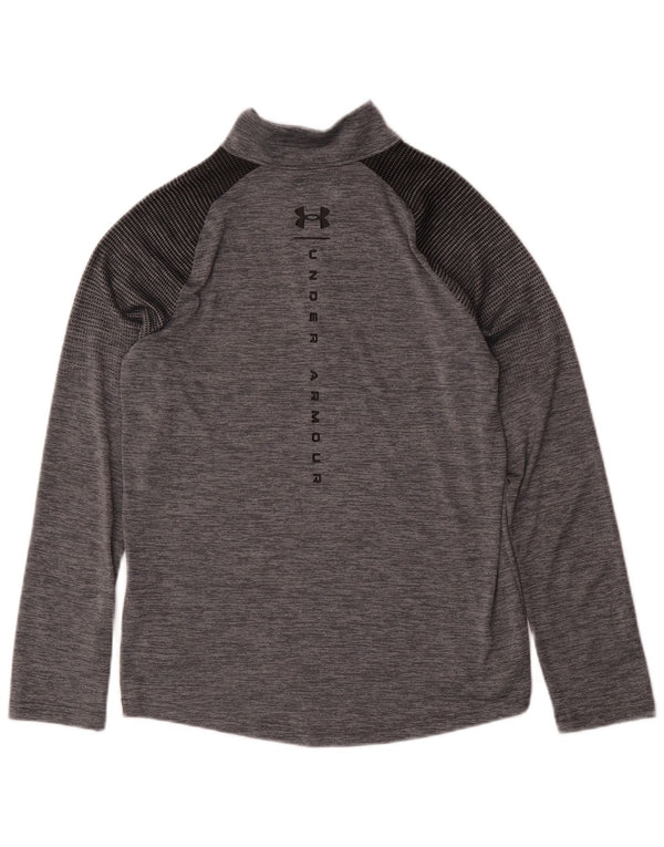 UNDER ARMOUR Boys πουλόβερ αθλητική φόρμα 11-12 ετών, μεγάλη γκρι ρίγα
