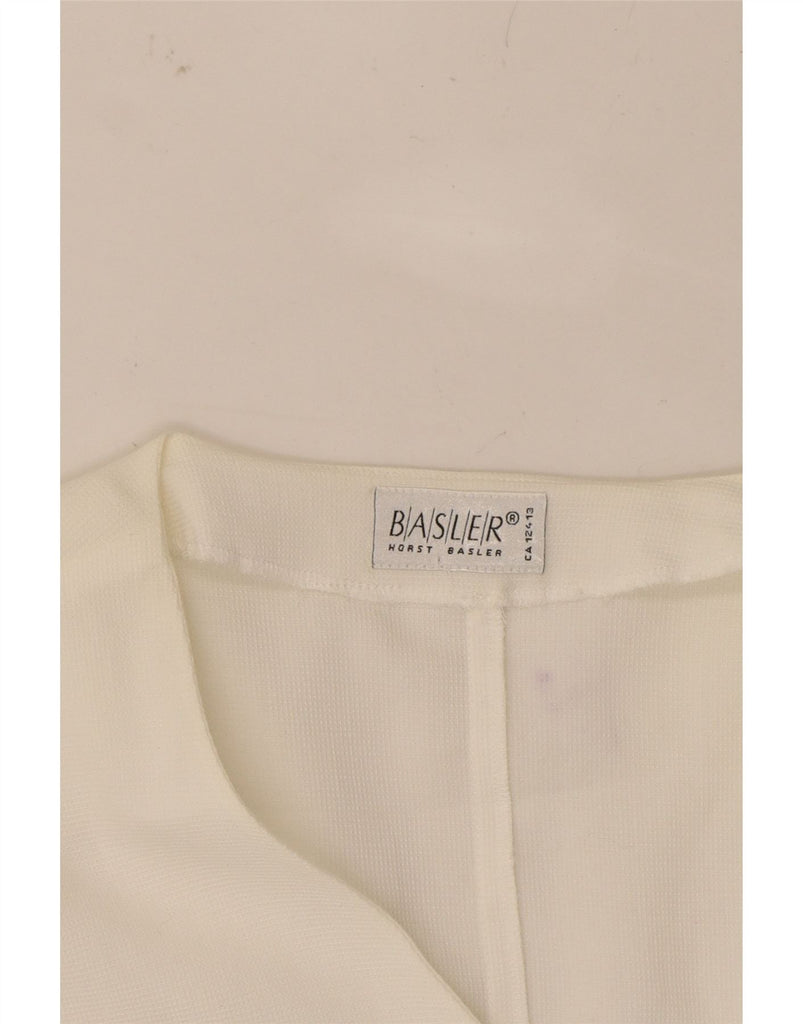BASLER Womens Blouse Top UK 14 Medium White Vintage Basler and Second-Hand Basler from Messina Hembry 