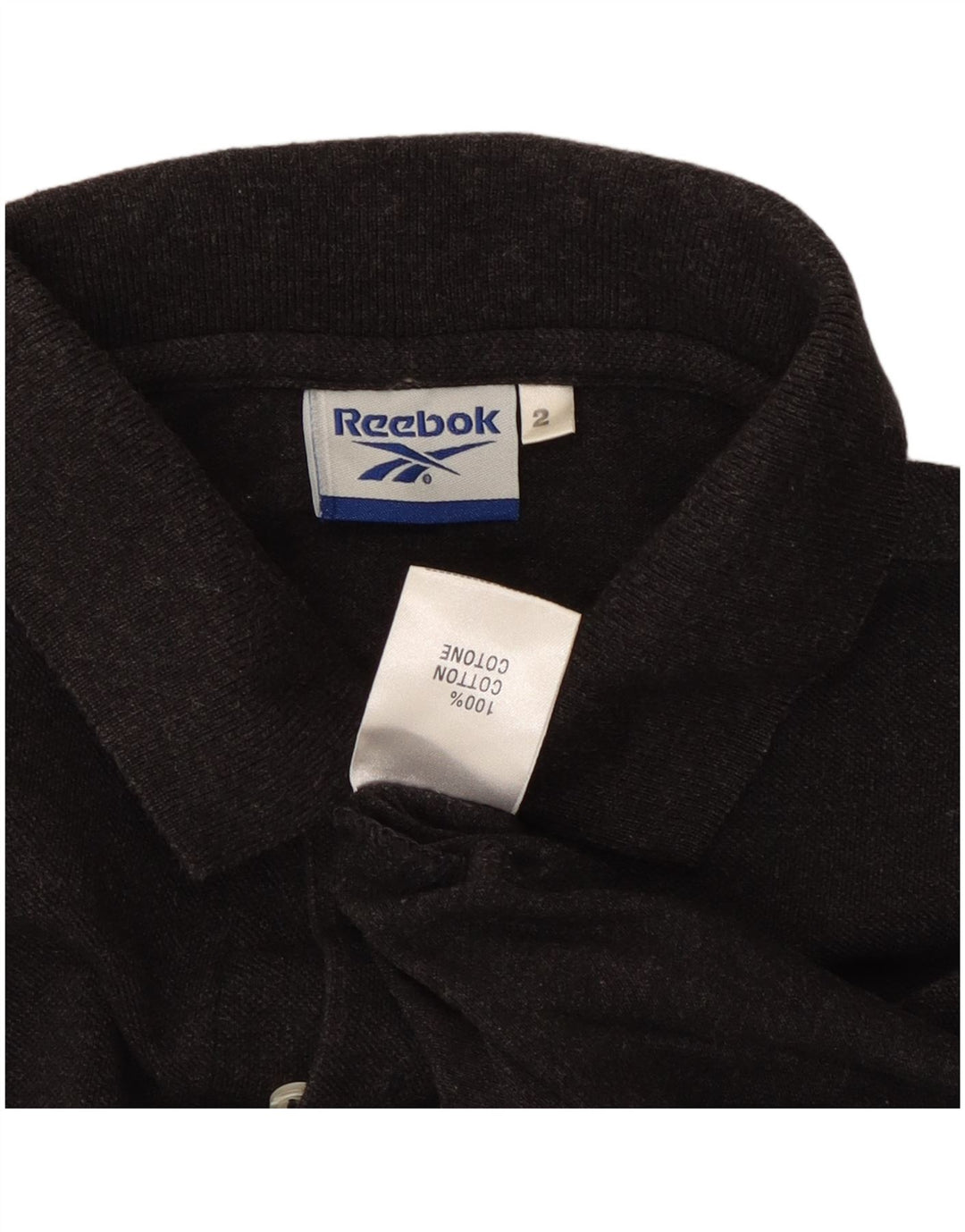 Ανδρικό πουκάμισο πόλο REEBOK από μεσαίο γκρι βαμβακερό