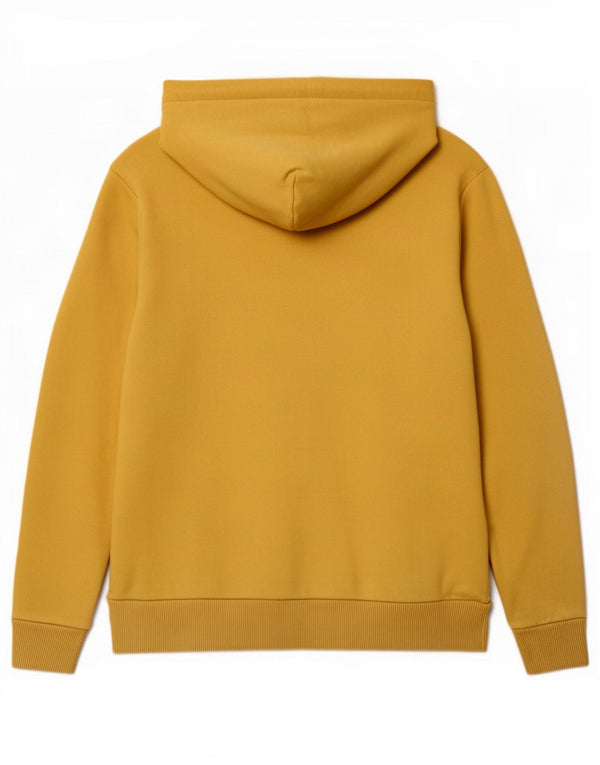 Superdry Γυναικείο Γραφικό Hoodie Jumper UK 12 μεσαίο κίτρινο βαμβακερό