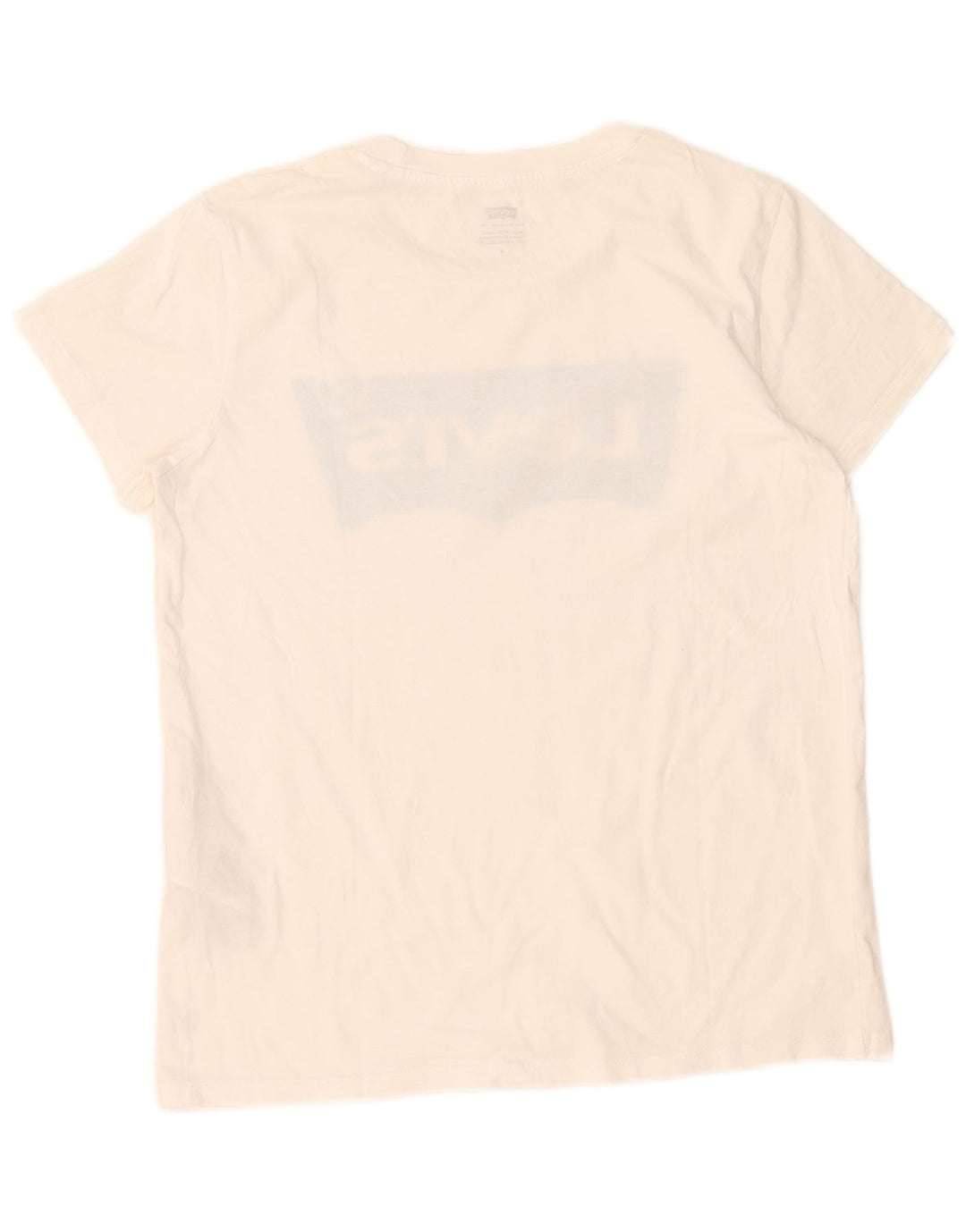 Γυναικείο γραφικό μπλουζάκι Levi's Top UK 12 μεσαίο λευκό βαμβακερό