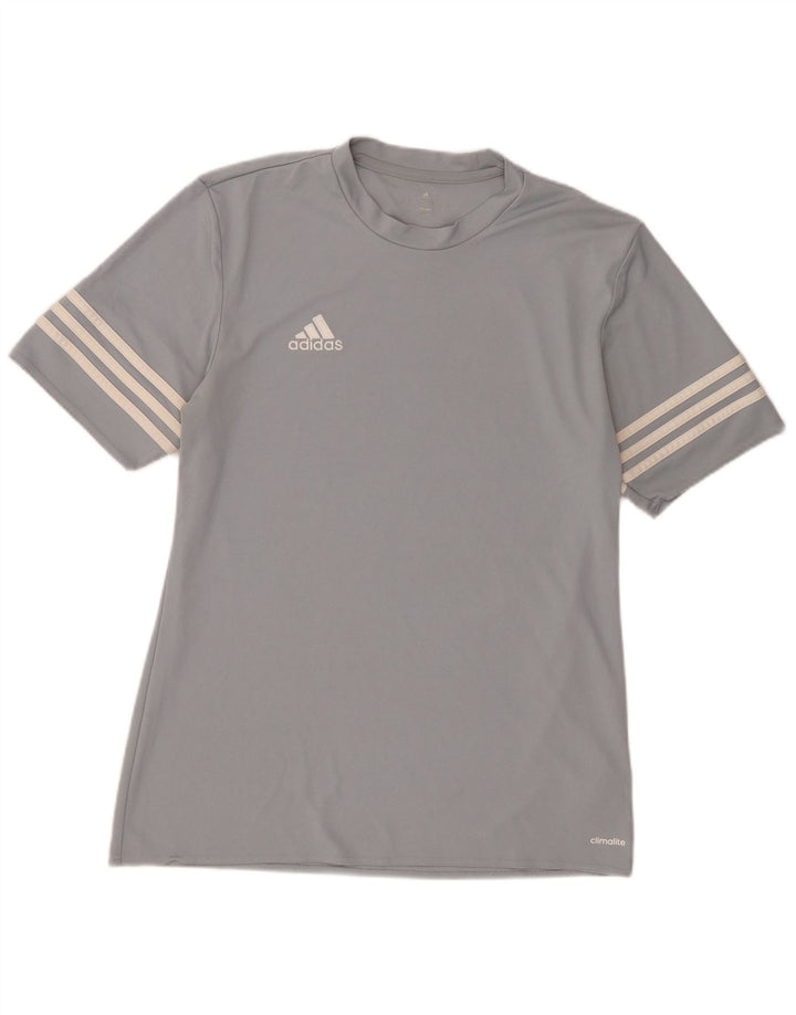 Ανδρικό T-Shirt Climalite ADIDAS Top Medium Grey Polyester