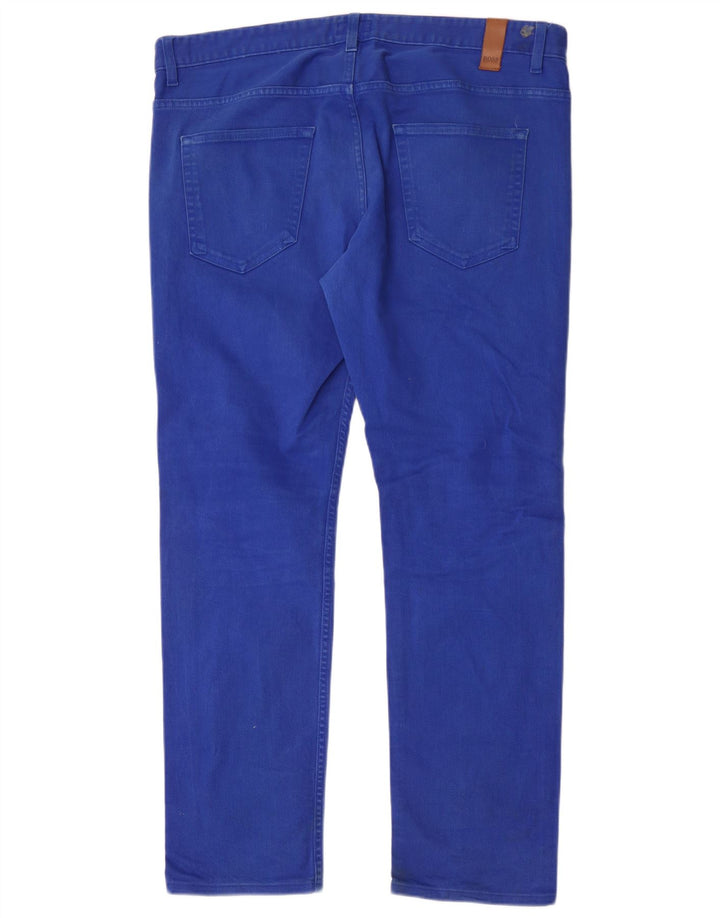 Ανδρικό τζιν Hugo Boss Slim W36 L32 Μπλε βαμβακερό