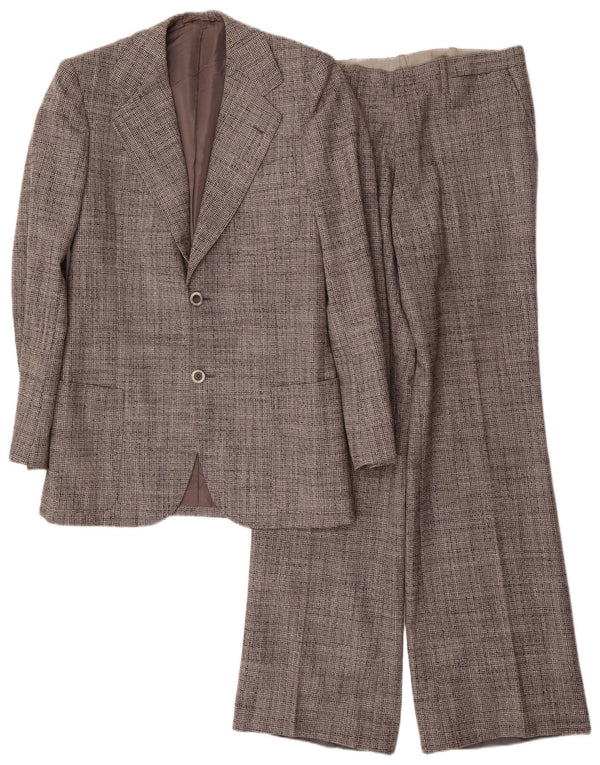 Vintage ανδρική φόρμα με 2 κουμπιά UK 38 Medium W30 L34 Grey Flecked