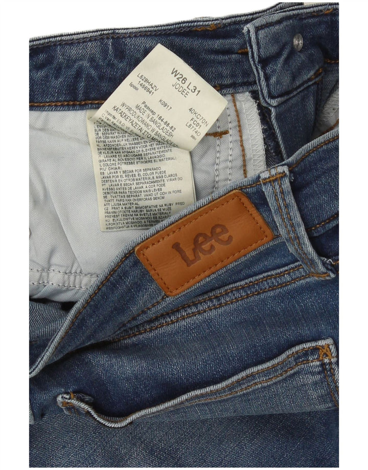 Lee Womens Jodee Skinny Jeans W26 L27 Μπλε βαμβακερό