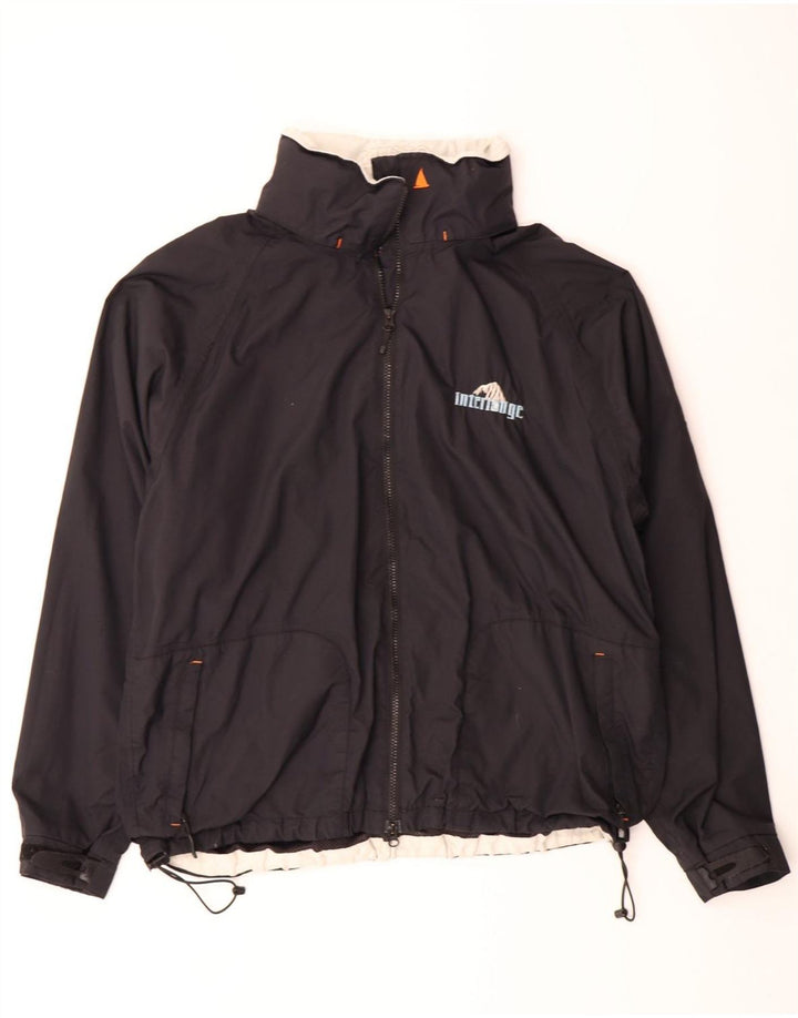 MUSTO Mens Rain Jacket UK 42 XL Black Nylon