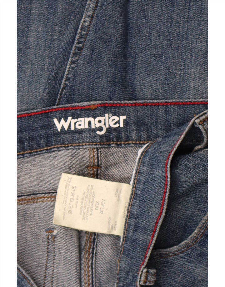 Ανδρικό Slim Jeans Wrangler W36 L29 Blue Cotton