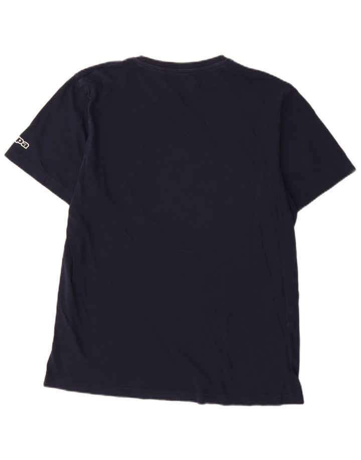 Ανδρικό γραφικό T-Shirt Kappa Top Large Navy Blue