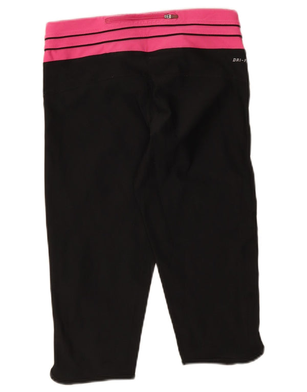 Γυναικεία κολάν Nike Dri Fit Capri UK 8 Small Black Colourblock