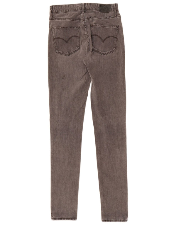 Γυναικείο Levi's 721 ψηλό ψηλό στενό τζιν W27 L32 γκρι βαμβακερό