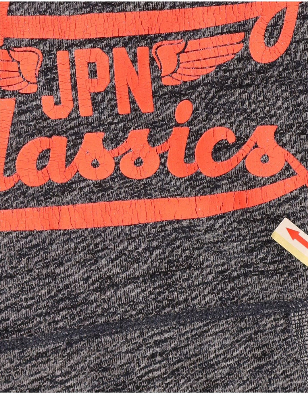 Superdry γυναικείο γραφικό μπλουζάκι με κουκούλα UK 12 Βαμβακερό μεσαίο μπλε ναυτικό