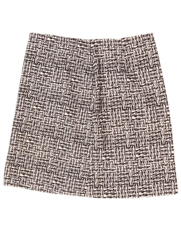 Marks & Spencer Γυναικεία φούστα A-Line UK 16 Μεγάλη W34 Μαύρη γεωμετρική