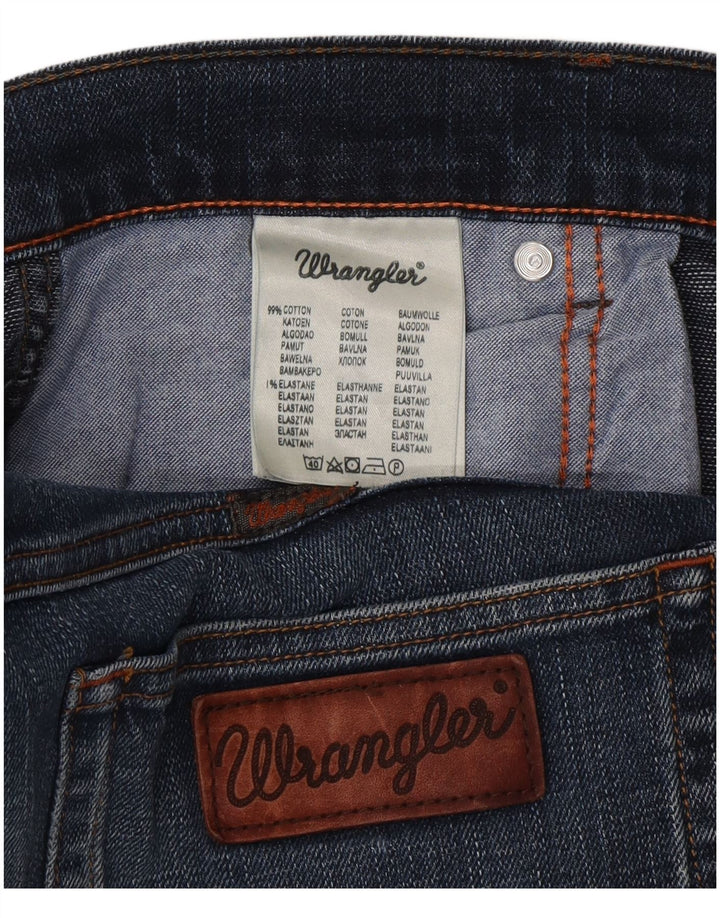 Ανδρικό τζιν Wrangler ίσιο W34 L30 Μπλε βαμβακερό