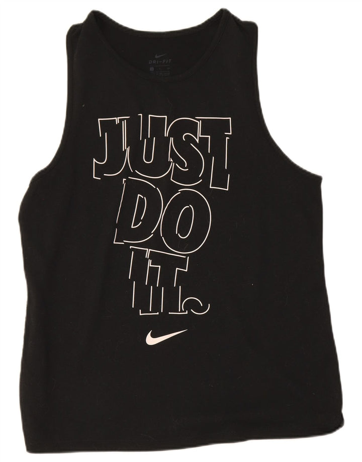 Γυναικείο γραφικό γιλέκο Nike Dri Fit Top 10 Small Black Polyester