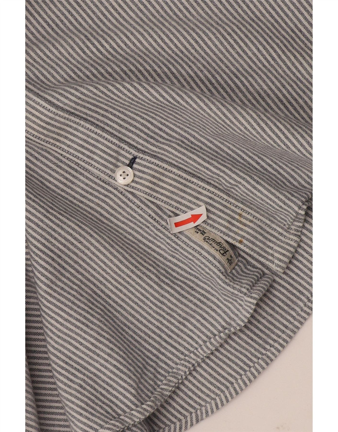 Πουκάμισο Penguin Mens Heritage Slim Fit Large Grey Pinstripe