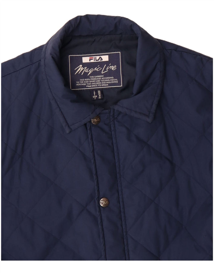 Ανδρικό καπιτονέ μπουφάν Fila XL Navy Blue