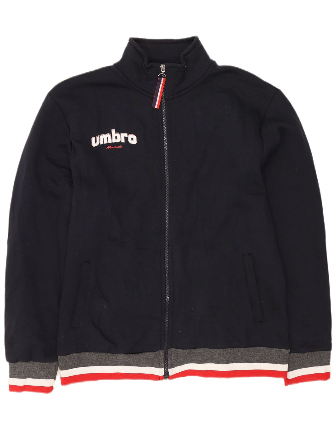 Ανδρική φόρμα γυμναστικής γραφική UMBRO Top Jacket XL Navy Blue Colorblock Polyester