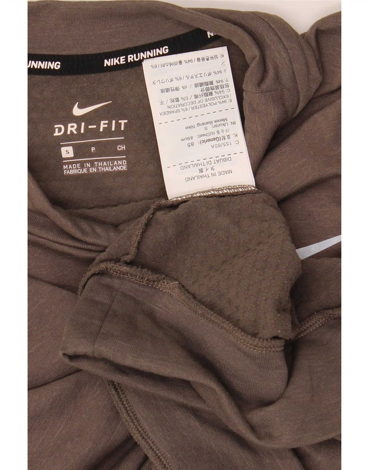 Γυναικεία φούτερ Nike Crop Jumper UK 10 Small Brown Polyester