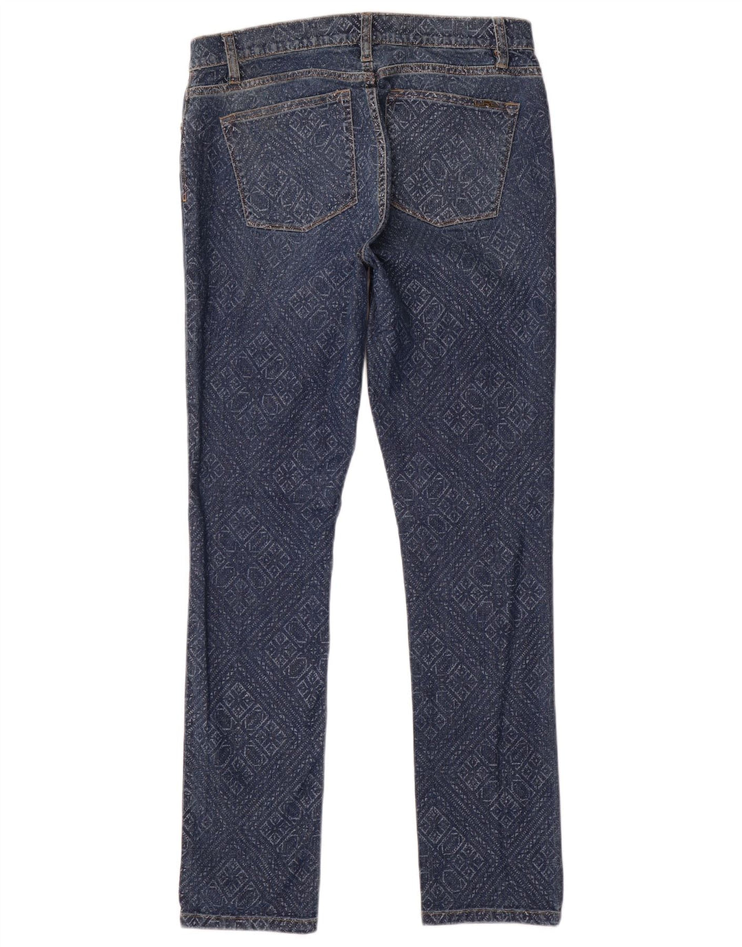 Ralph Lauren Γυναικείο λεπτό τζιν US 8 Medium W32 L31 Μπλε γεωμετρικό βαμβακερό