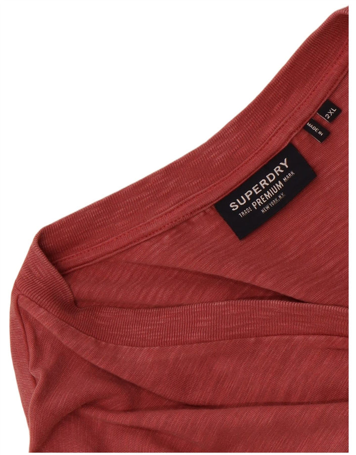 Ανδρικό T-Shirt Superdry Top 2XL Red